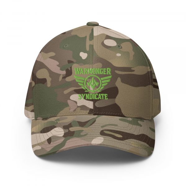 closed-back-structured-cap-multicam-green-front-68bb5e9788241.jpg Kiwi Green Embroidered Brand Logo Structured Cap | Flexfit