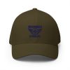 Navy Embroidered Brand Logo Structured Hat | Flexfit
