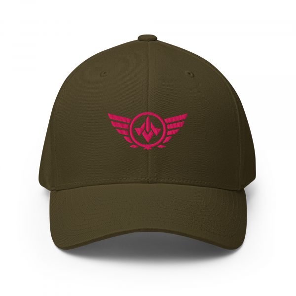 Flamingo Embroidered Logo Structured Cap | Flexfit