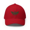 Kelly Green Embroidered Logo Structured Cap | Flexfit