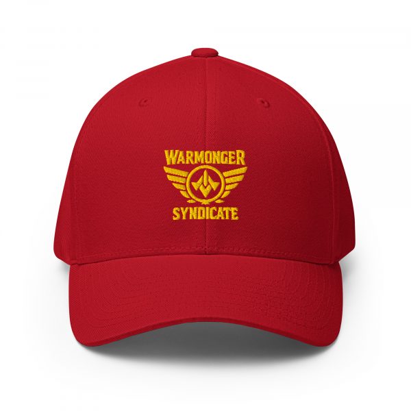 Gold Embroidered Brand Logo Structured Cap | Flexfit