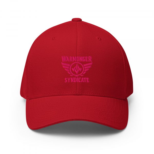 Flamingo Embroidered Brand Logo Structured Cap | Flexfit