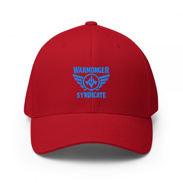 Aqua Embroidered Brand Logo Structured Cap | Flexfit