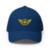 closed-back-structured-cap-royal-blue-front-68bb56a82d766.jpg Gold Embroidered Logo Structured Cap | Flexfit