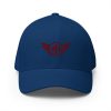 closed-back-structured-cap-royal-blue-front-68bb5853650e5.jpg Maroon Embroidered Logo Structured Cap | Flexfit