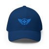 Aqua Embroidered Logo Structured Cap | Flexfit