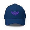 closed-back-structured-cap-royal-blue-front-68bb5a1181740.jpg Purple Embroidered Logo Structured Cap | Flexfit
