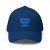 Aqua Embroidered Brand Logo Structured Cap | Flexfit