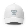 Grey Embroidered Brand Logo Structured Cap | Flexfit