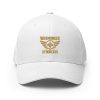 Old Gold Embroidered Brand Logo Structured Cap | Flexfit