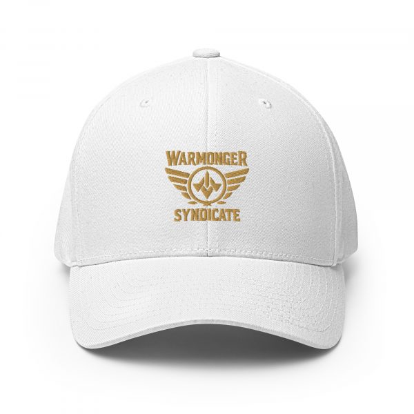 Old Gold Embroidered Brand Logo Structured Cap | Flexfit