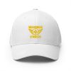 Gold Embroidered Brand Logo Structured Cap | Flexfit