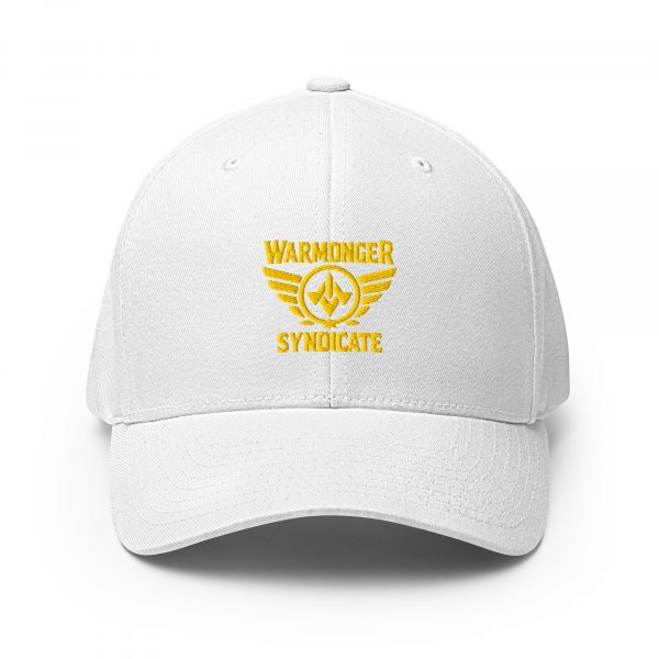 Gold Embroidered Brand Logo Structured Cap | Flexfit