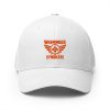 closed-back-structured-cap-white-front-68bb5c906eacd.jpg Orange Embroidered Brand Logo Structured Cap | Flexfit