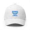 Aqua Embroidered Brand Logo Structured Cap | Flexfit