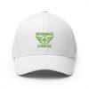closed-back-structured-cap-white-front-68bb5e978cf30.jpg Kiwi Green Embroidered Brand Logo Structured Cap | Flexfit