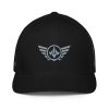 Grey Embroidered Logo Trucker Hat | Flexfit