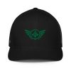 Kelly Green Embroidered Logo Trucker Hat | Flexfit