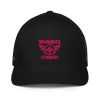 Flamingo Embroidered Brand Logo Trucker Hat | Flexfit