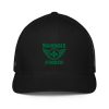 Kelly Green Embroidered Brand Logo Trucker Hat | Flexfit