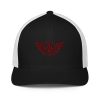 Maroon Embroidered Logo Trucker Hat | Flexfit