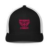 Flamingo Embroidered Brand Logo Trucker Hat | Flexfit