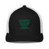 Kelly Green Embroidered Brand Logo Trucker Hat | Flexfit