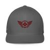 Maroon Embroidered Logo Trucker Hat | Flexfit