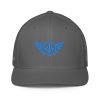 Aqua Embroidered Logo Trucker Hat | Flexfit