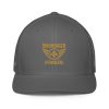 Old Gold Embroidered Brand Logo Trucker Hat | Flexfit