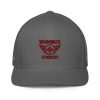 Maroon Embroidered Brand Logo Trucker Hat | Flexfit