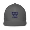 Navy Embroidered Brand Logo Trucker Hat | Flexfit
