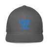 Aqua Embroidered Brand Logo Trucker Hat | Flexfit