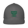 Kelly Green Embroidered Brand Logo Trucker Hat | Flexfit