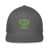 Kiwi Green Embroidered Brand Logo Trucker Hat | Flexfit