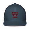 Maroon Embroidered Brand Logo Trucker Hat | Flexfit