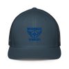 Royal Embroidered Brand Logo Trucker Hat | Flexfit