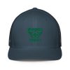 Kelly Green Embroidered Brand Logo Trucker Hat | Flexfit