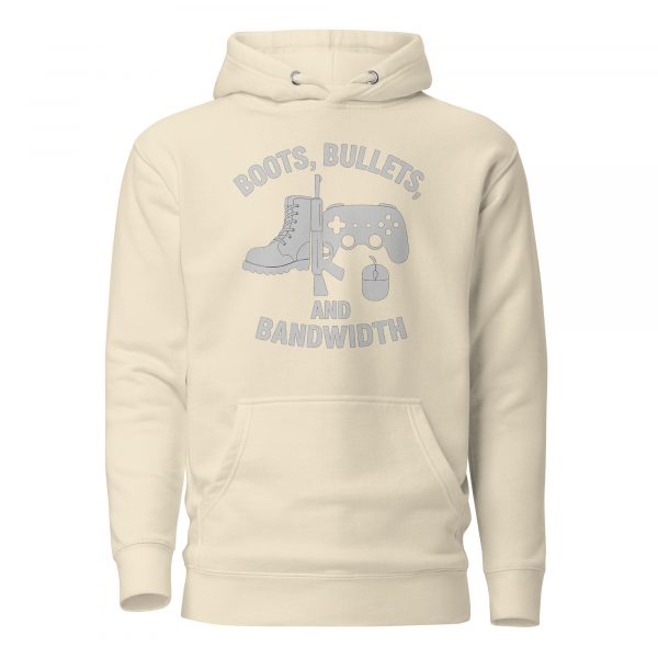 Boots, Bullets, and Bandwidth Hoodie | Premium | S-XL