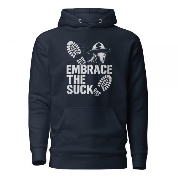cotton-heritage-m2580-i-unisex-premium-pullover-hoodie-navy-blazer-front-68b77893f3a53.jpg Embrace The Suck Hoodie | Premium | S-XL