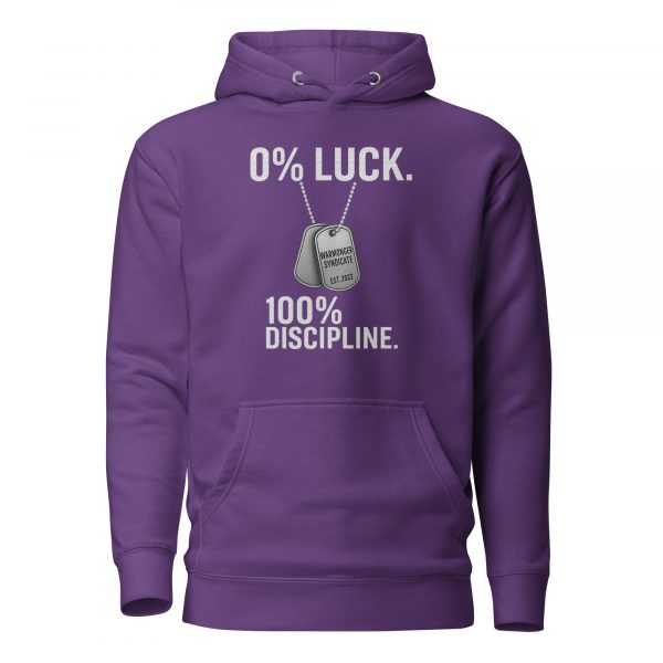 cotton-heritage-m2580-i-unisex-premium-pullover-hoodie-purple-front-68b775cb92d0e.jpg 0% Luck 100% Discipline Hoodie | Premium | S-XL