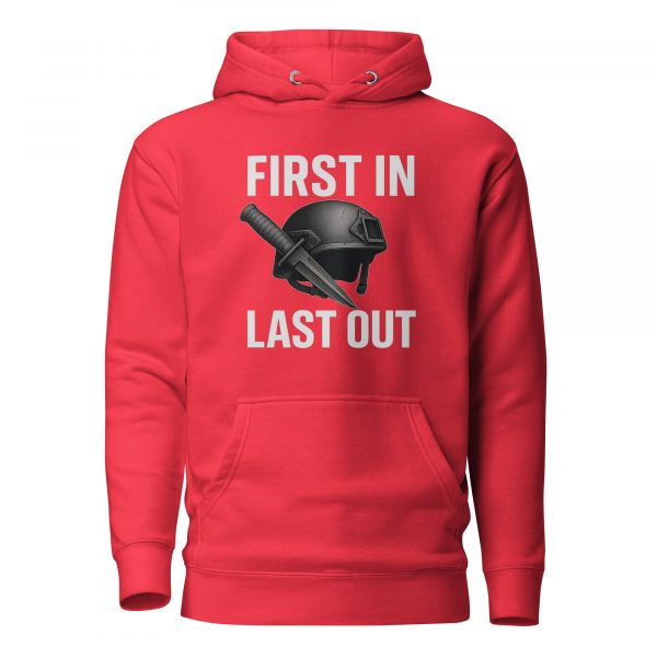 cotton-heritage-m2580-i-unisex-premium-pullover-hoodie-team-red-front-68c3329575fb7.jpg First In Last Out Hoodie | Premium | 2-3X