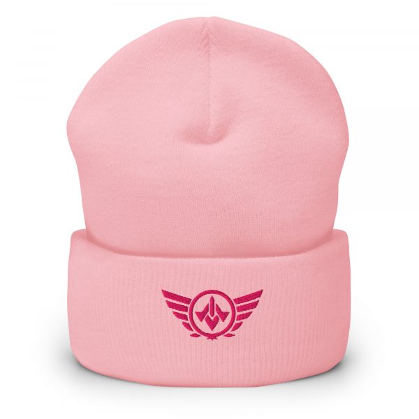 Flamingo Embroidered Logo Beanie | Dense Knit