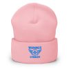 cuffed-beanie-baby-pink-front-68b7d8cba6b6a.jpg Aqua Embroidered Brand Logo Beanie | Dense Knit