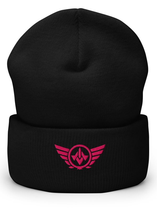 Flamingo Embroidered Logo Beanie | Dense Knit