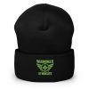 Kiwi Green Embroidered Brand Logo Beanie | Dense Knit