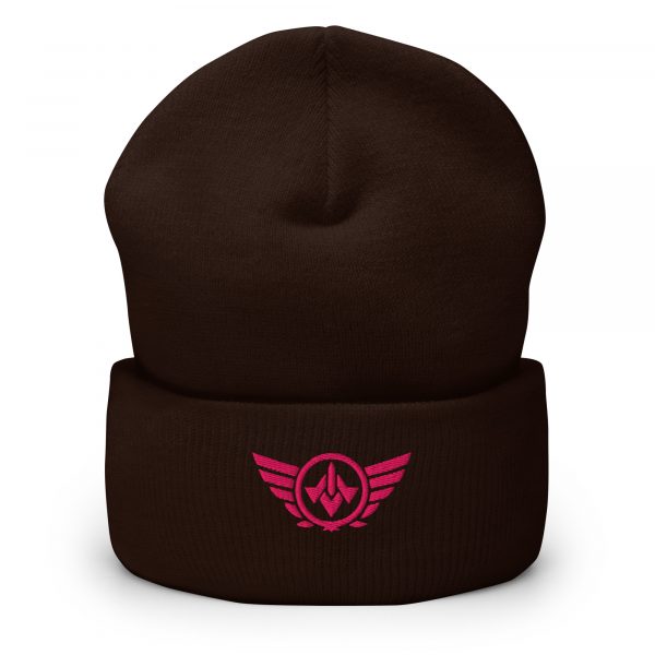 Flamingo Embroidered Logo Beanie | Dense Knit