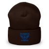Royal Embroidered Brand Logo Beanie | Dense Knit