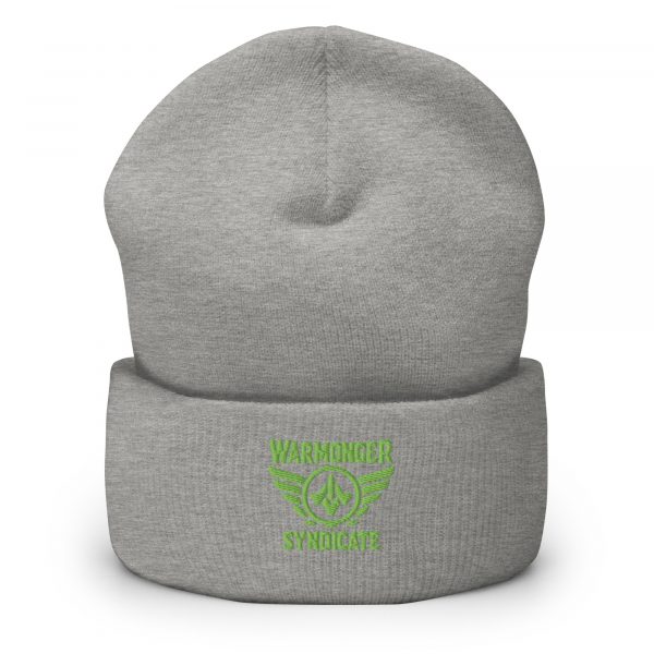 Kiwi Green Embroidered Brand Logo Beanie | Dense Knit