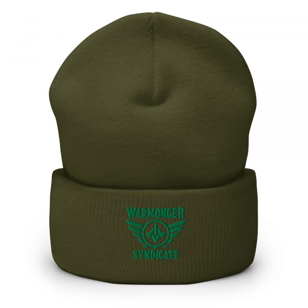 Kelly Green Embroidered Brand Logo Beanie | Dense Knit